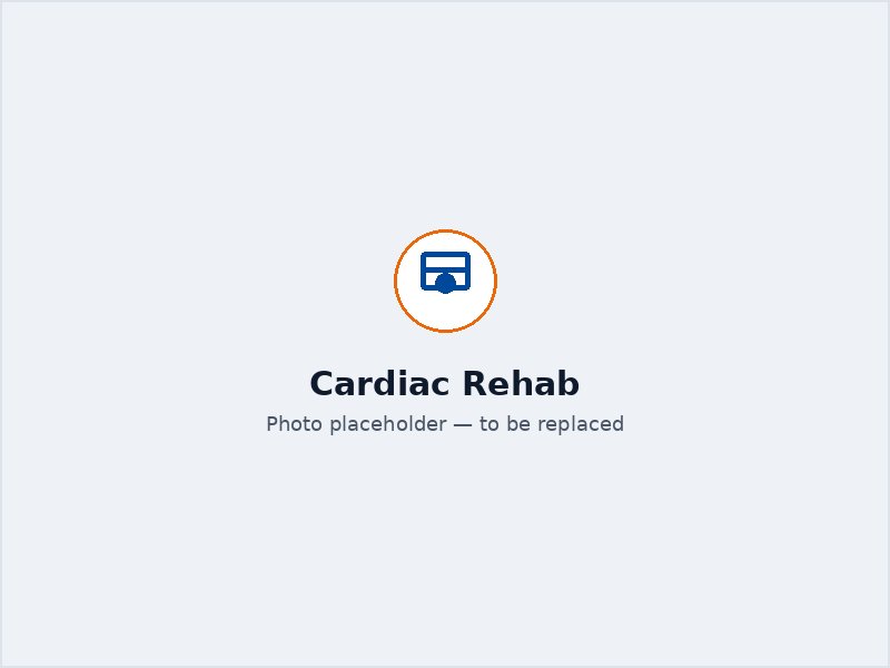 Patient performing supervised light exercise during cardiac rehabilitation