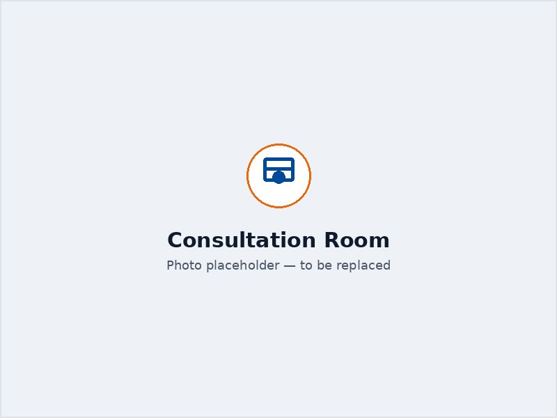 A private consultation room